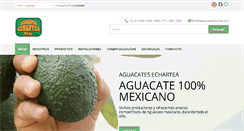Desktop Screenshot of aguacatesechartea.com